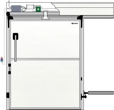 Холодильні відкатні одностулкові з електроприводом