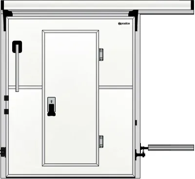 Холодильні відкатні з хвірткою