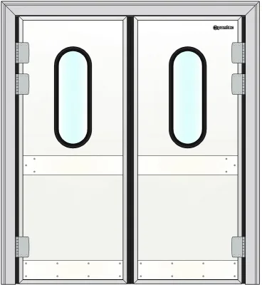 Маятникові розпашні двостулкові