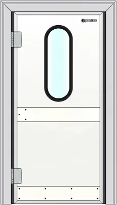 Маятникові розпашні одностулкові